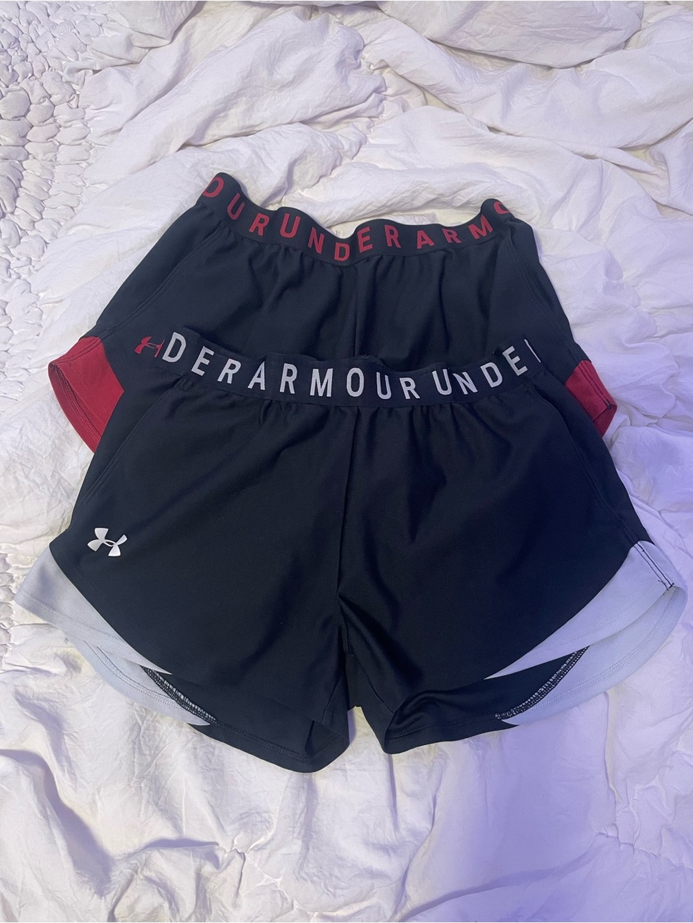 Under Armour bundle of two loose fitting athletic shorts